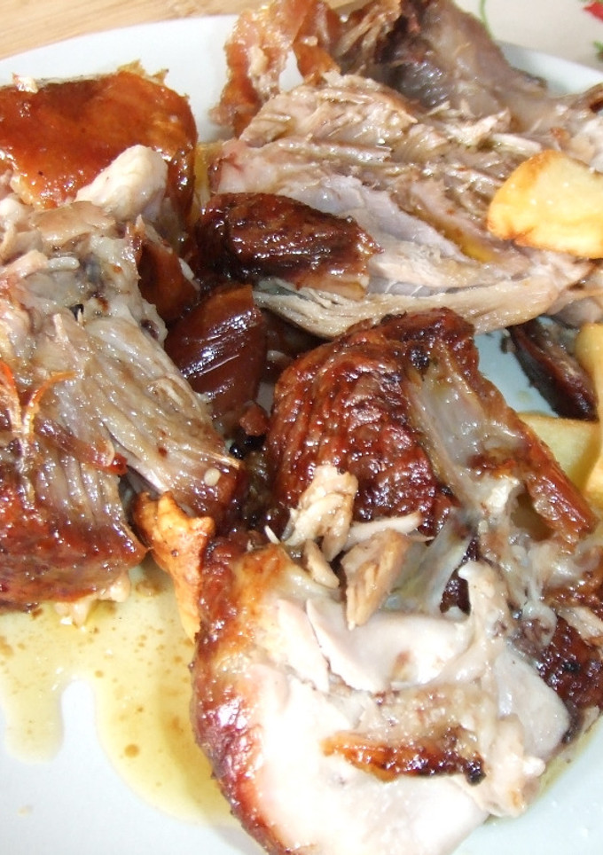 Una foto de Codillo asado