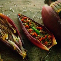 A picture of Bengali "Mocha Chingri".