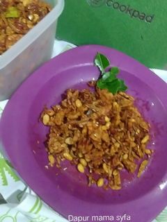 Foto resep Kering tempe kacang teri