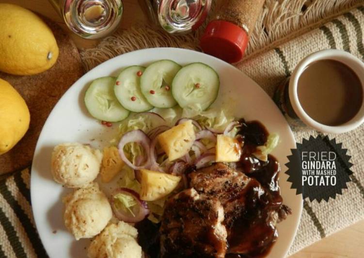 Resep Fried gindara with mashed potatoes, Menggugah Selera