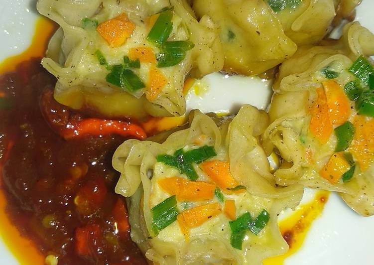 Resep Dimsum ayam sambal asam manis Anti Gagal