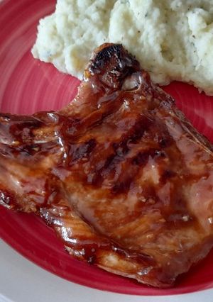 Una foto de Chuleta teriyaki
