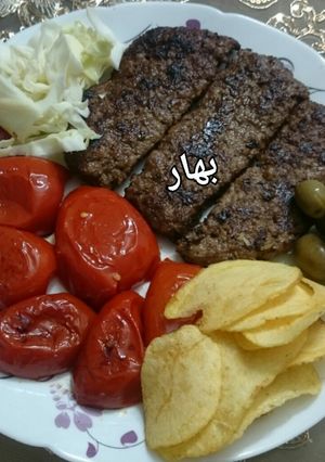 عکسی از دستور کباب تابه ای