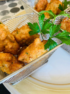Una foto de Buñuelos de bacalao🧆🧆