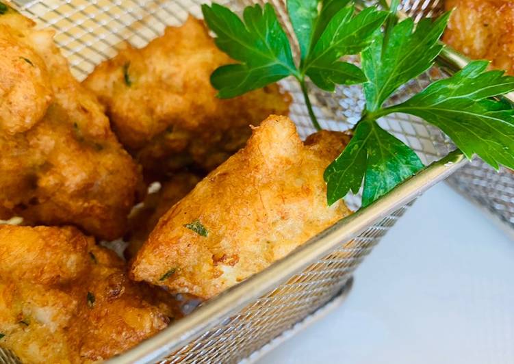 Buñuelos de bacalao🧆🧆