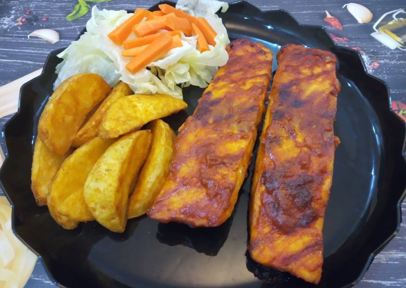 Grill Salmon Oriental