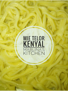 Foto resep Mie telor kenyal