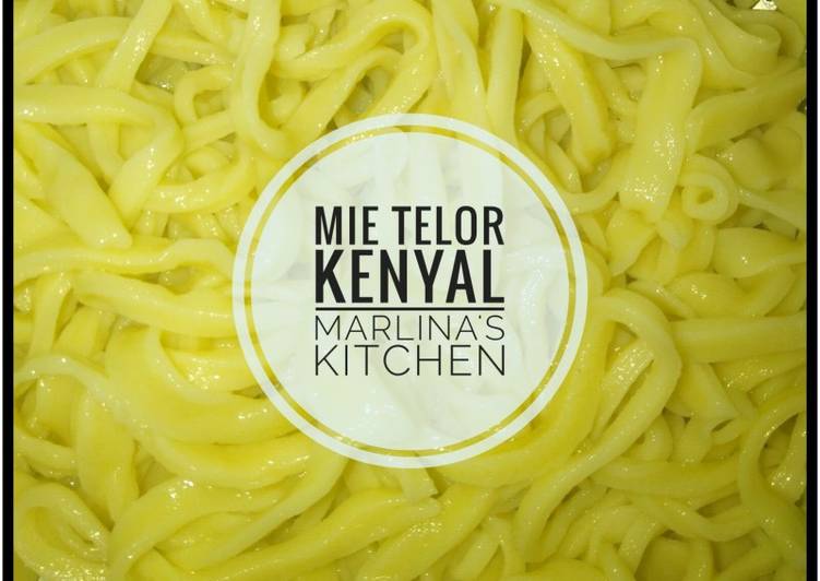 Bahan Mie telor kenyal | Langkah Membuat Mie telor kenyal Yang Enak Dan Lezat