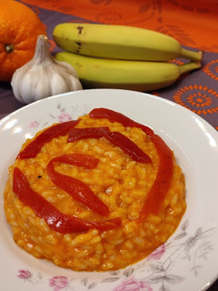 Una foto de Risotto de pimiento asado en Mambo