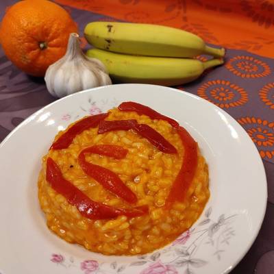 Risotto de pimiento asado en Mambo