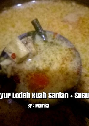Foto resep Sayur Lodeh Kuah Santan + Susu