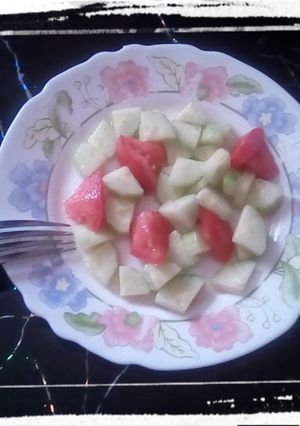 صورة لوصفة سلطة خيار