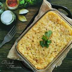 รูปของ Baked Fettuccine