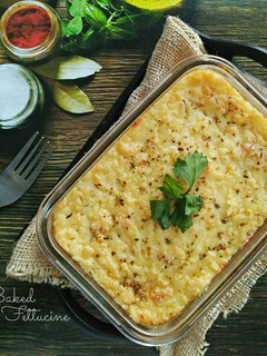 Foto resep Baked Fettuccine