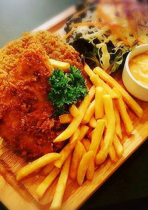 รูปของ เซ็ตไก่ทอด #งบ60บาท