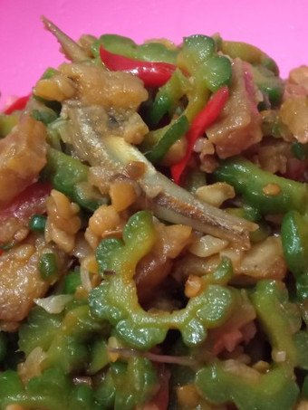 Cara Gampang Menyiapkan Pare Oseng Tempe Teri anti Pait Anti Gagal