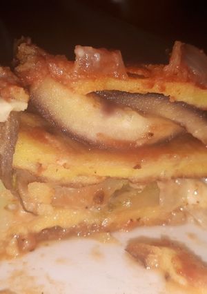 Una foto de Lasagna de zucchini y berenjena