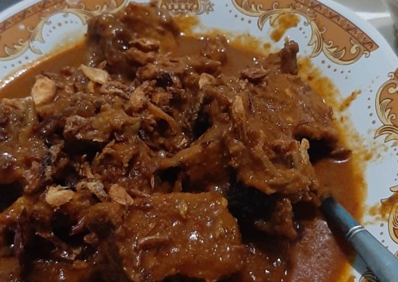 Rendang Tetelan Sapi