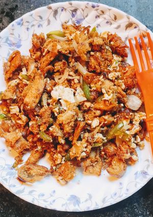 ডিম পাউরুটি ভাজা(dim pauruti bhaja recipe in Bengali) রেসিপির প্রধান ছবি