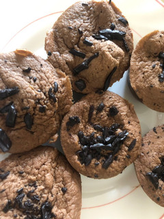Una foto de Muffins de chocolate saludables