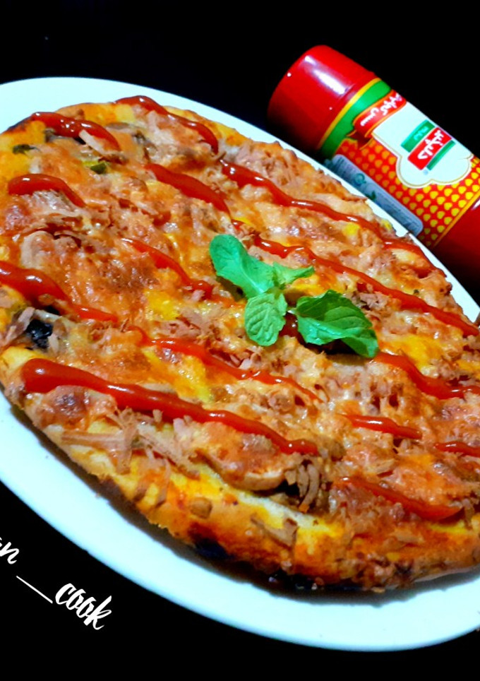 عکسی از دستور پیتزا مخلوط 👌🏻😋😍