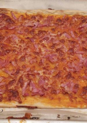 Una foto de Pizza casera paso a paso