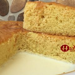 A picture of Tres leche (milk cake).