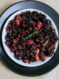 Amaranth and Hara cholia Curry