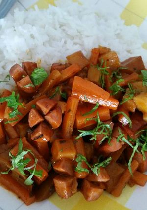 Foto resep Sosis Masak Saos Tomat