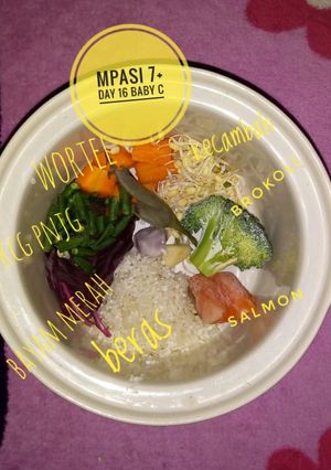 Foto resep Mpasi 7+ day 16 baby c