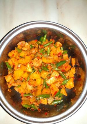 Foto resep Kentang Buncis Sambal Udang