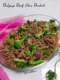 Bulgogi Beef Slice Brokoli
