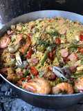 Paella Mixta mar y tierra