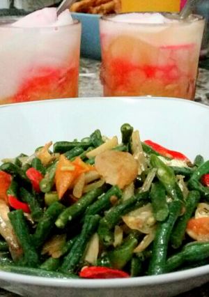Foto resep Tumis kacang panjang teri
