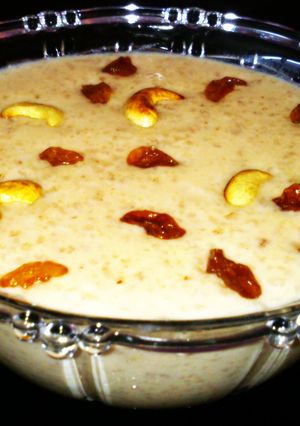 A picture of Palpayasam.