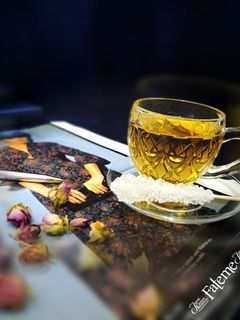 عکسی از دستور دمنوش گل محمدی