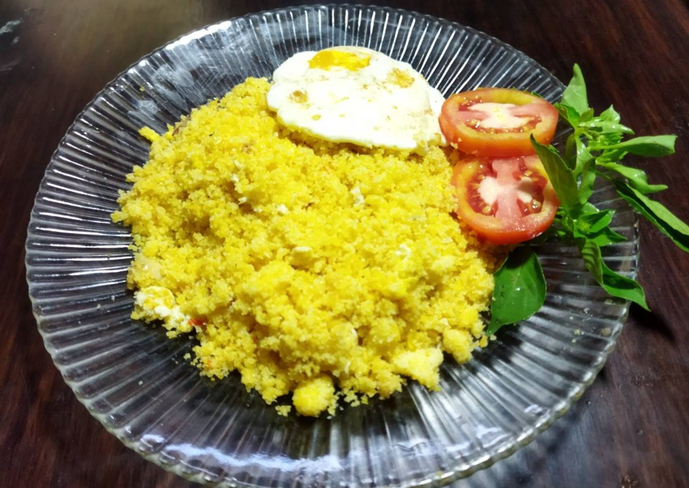 Nasi jagung goreng simple