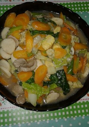 Foto resep Capcay kuah + baso