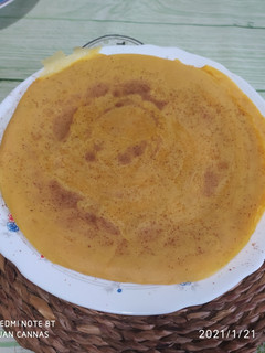 Una foto de Crepes de calabaza