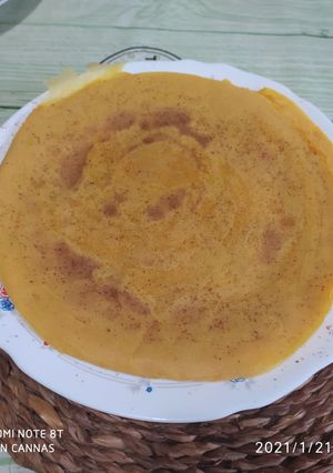 Una foto de Crepes de calabaza