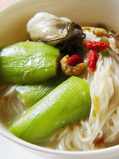 【厚生廚房】鮮蚵絲瓜麵線 的食譜成品照片