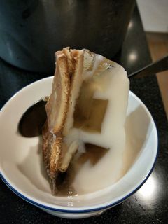 Foto resep Puding biskuit sederhana