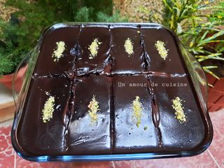 Gâteau au chocolat sans œufs et sans beurre ☕