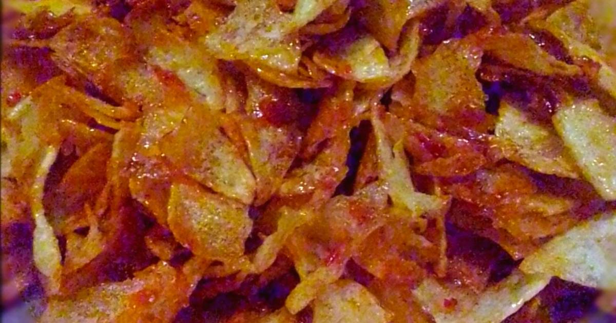 Resep Keripik Kentang Pedas Manis Oleh Dapur Bundai Cookpad