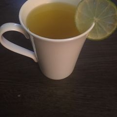 Honey Turmeric tea w/ lime A picture of Honey Turmeric tea w/ lime.