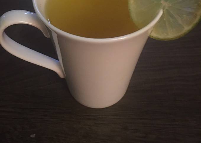 Honey Turmeric tea w/ lime