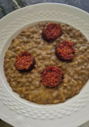 Lencsefőzelék recept fotója