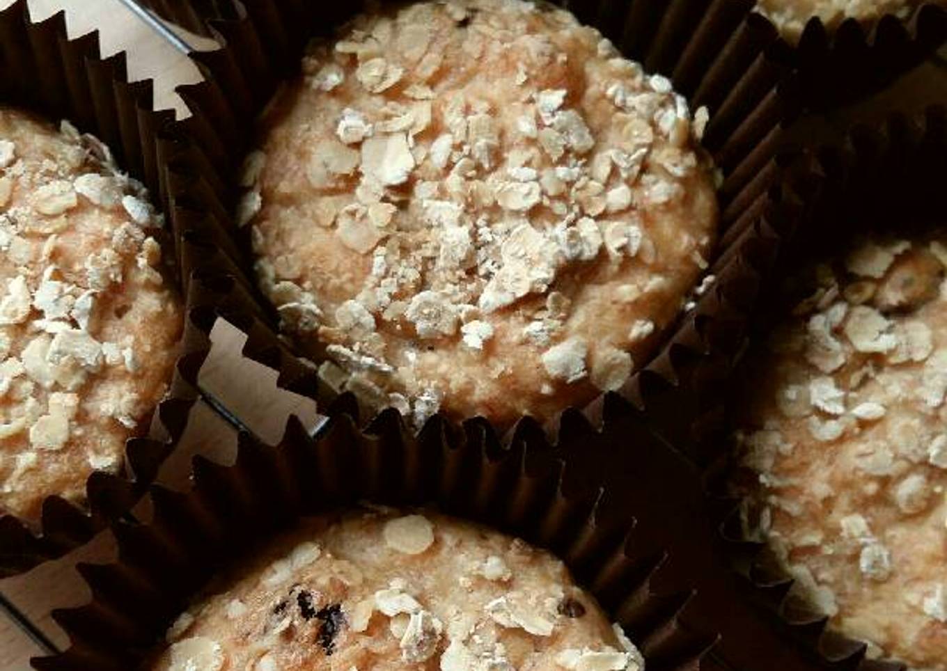 Vickys Banana & Apple Oat Muffins, GF DF EF SF NF