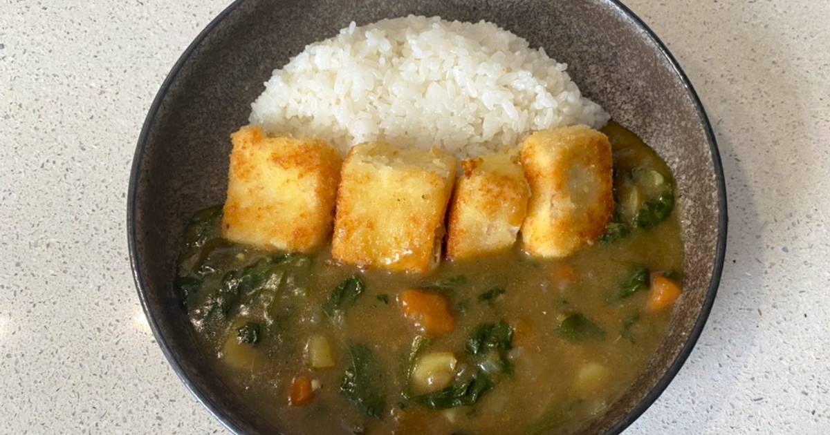 Japanese tofu katsu curry Recipe by Nadine Schweitzer Cookpad