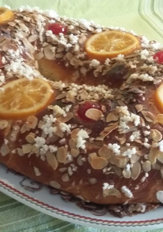 Una foto de Roscón de Reyes artesano
